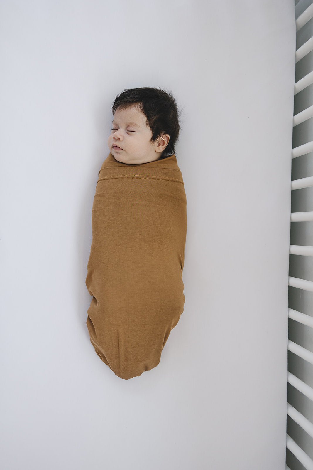 Mustard Bamboo Stretch Swaddle - Tenth & Pine -