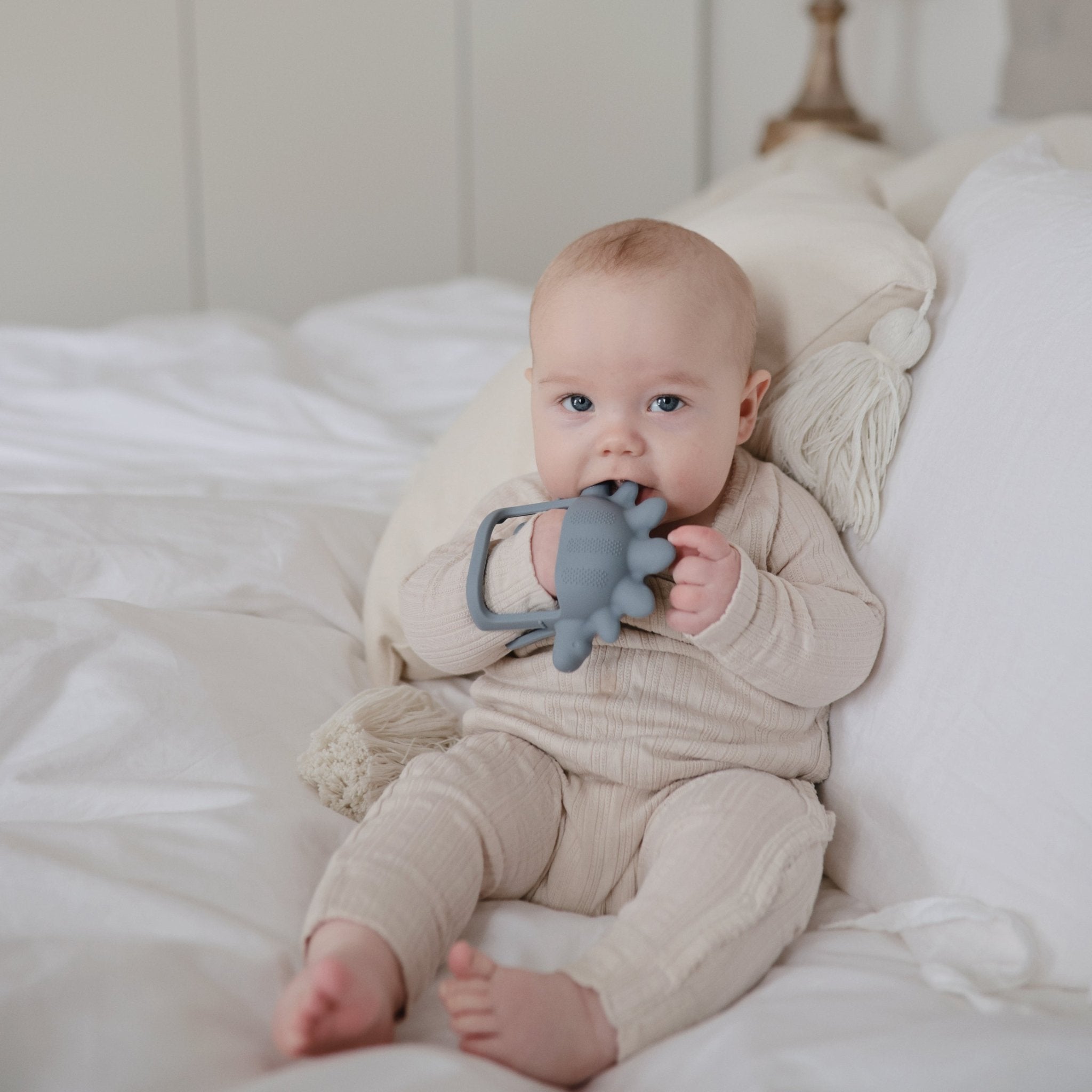 No - Drop Dino Teether (Tradewinds) - Tenth & Pine - teether -