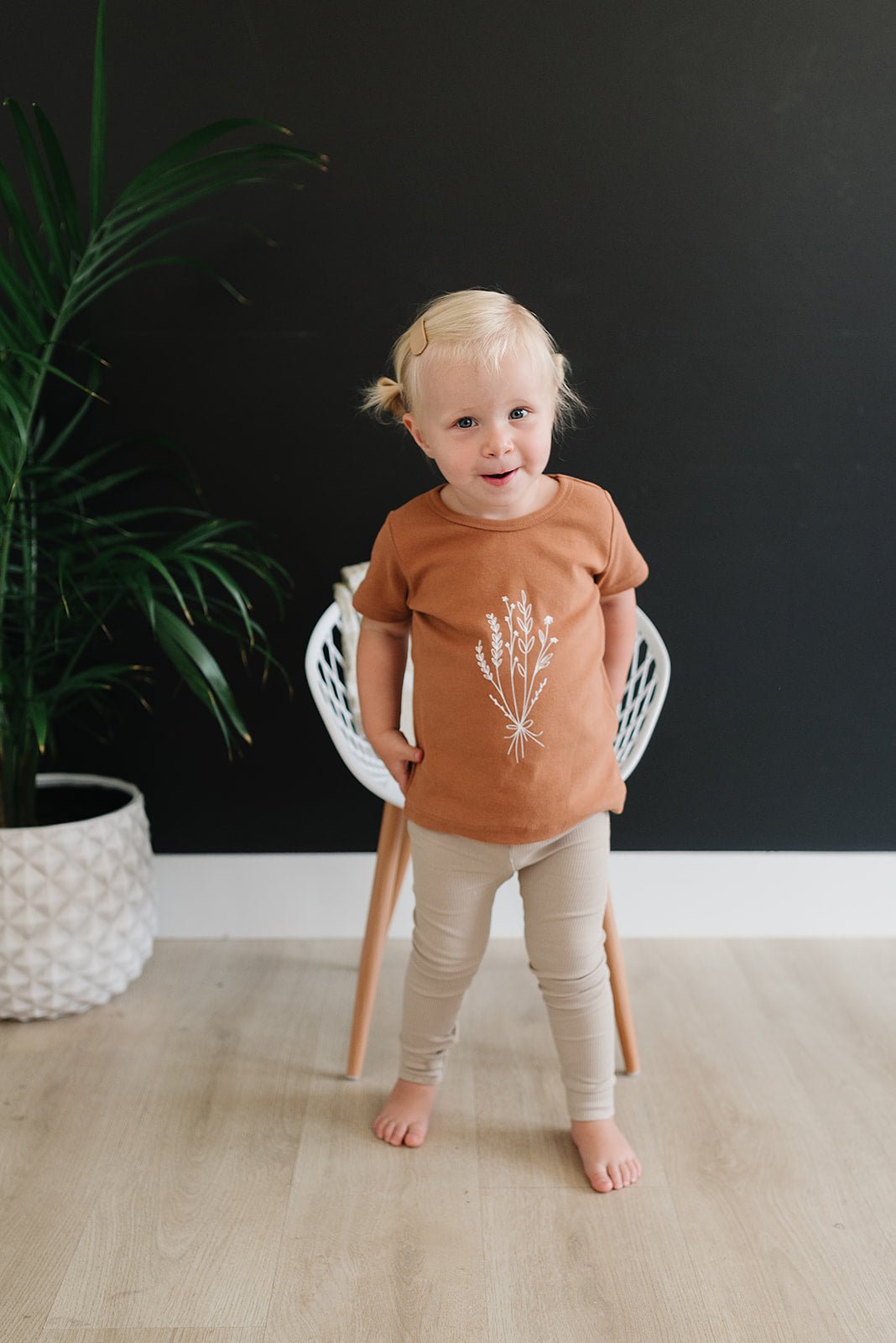 Oatmeal Organic Leggings - Tenth & Pine - Leggings - 0 - 3 - Mebie Baby