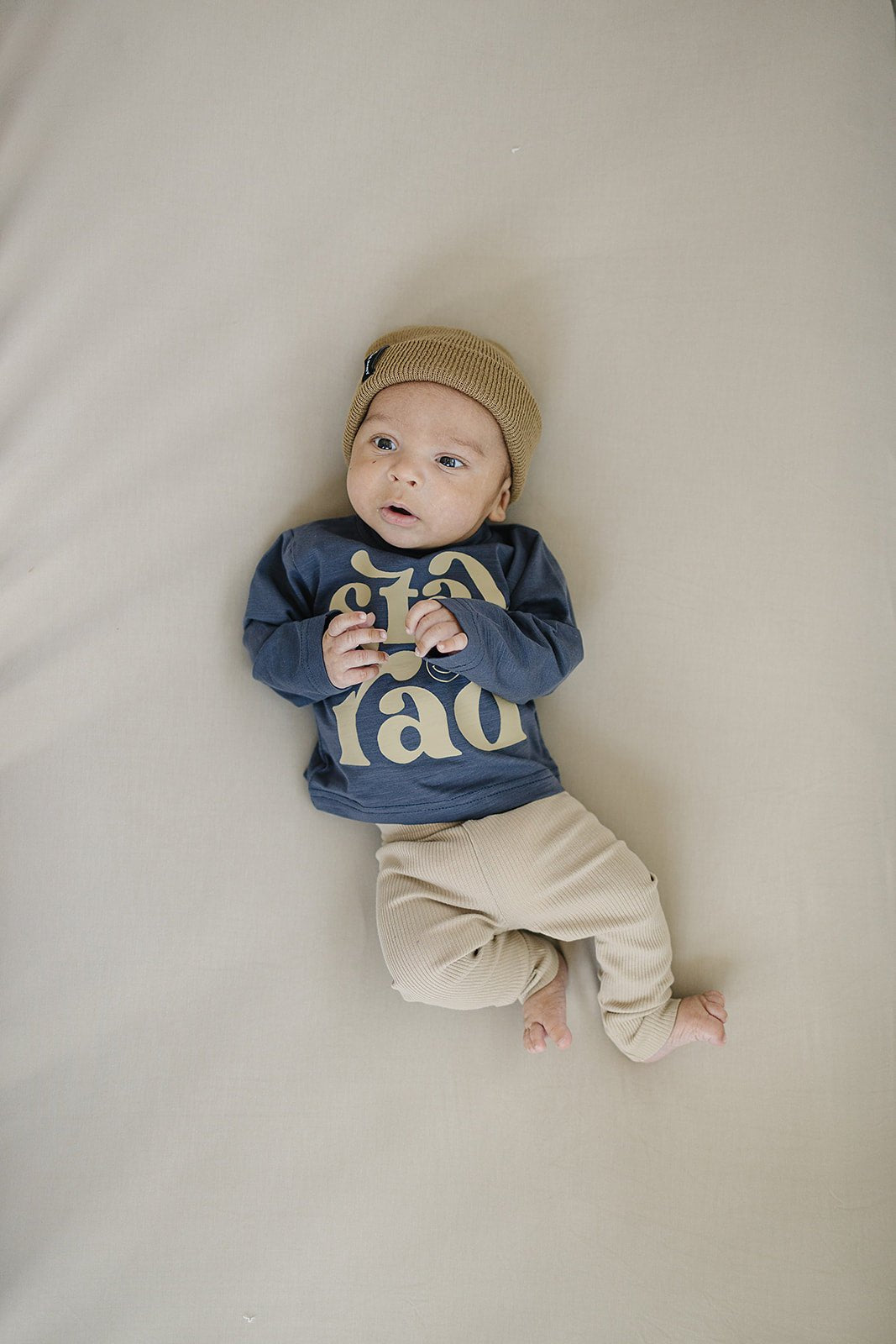 Oatmeal Organic Leggings - Tenth & Pine - Leggings - 0 - 3 - Mebie Baby