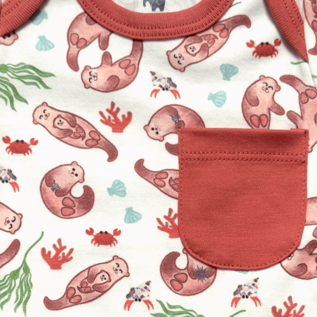 Otter Short Set | Organic Pima Cotton - Tenth & Pine - Summer Outfits - 0 - 3M - Kolorful