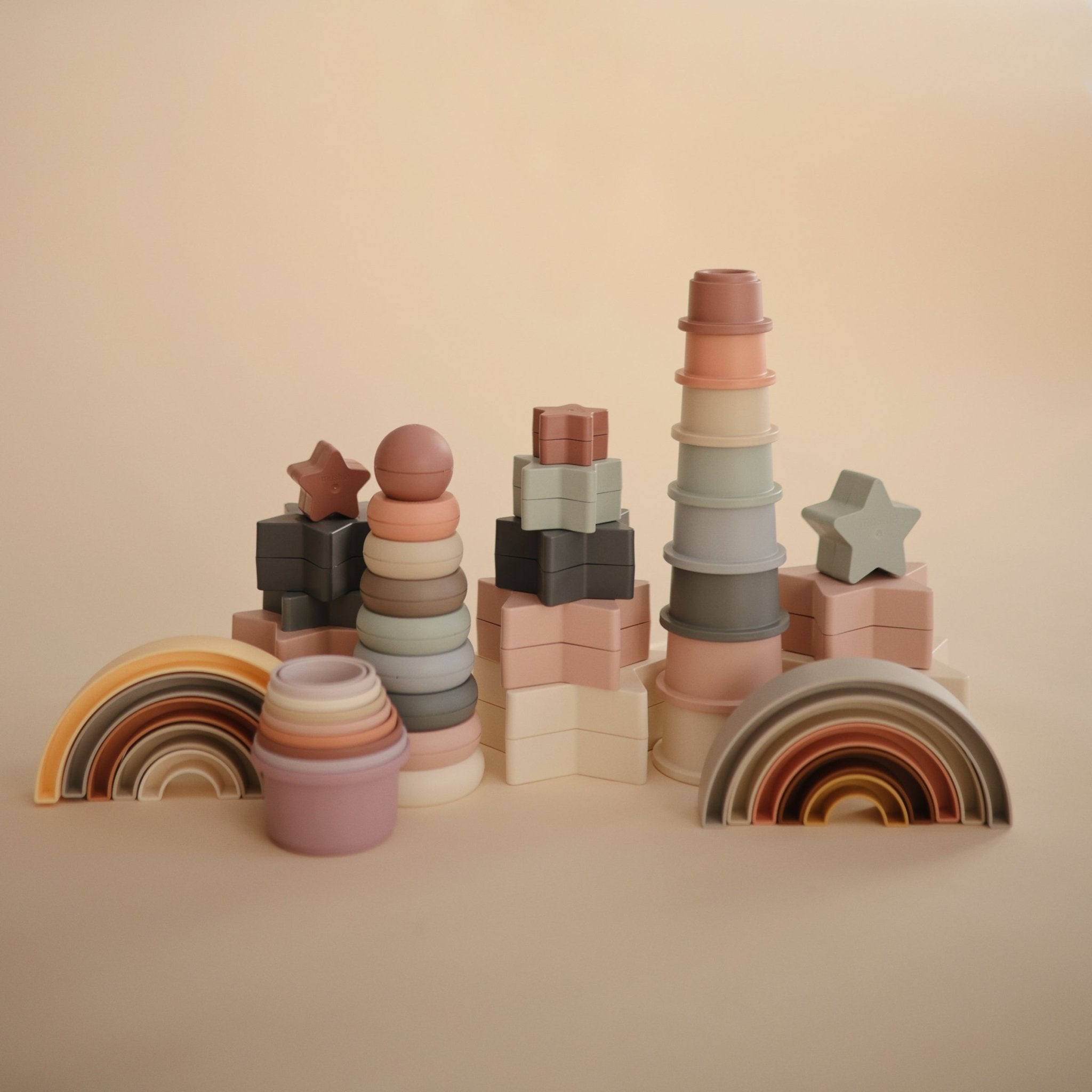 Rainbow Stacker Toy - Tenth & Pine - toys - Sol