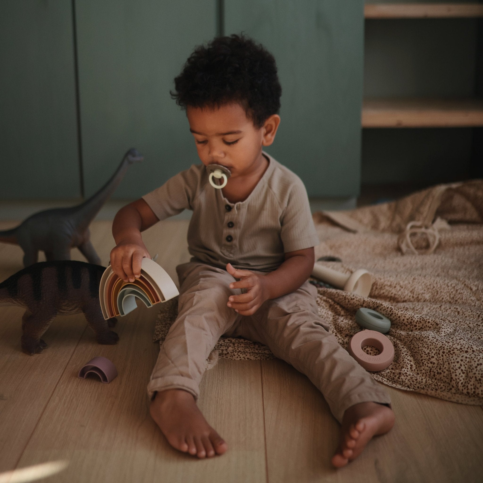 Rainbow Stacker Toy - Tenth & Pine - toys - Sol