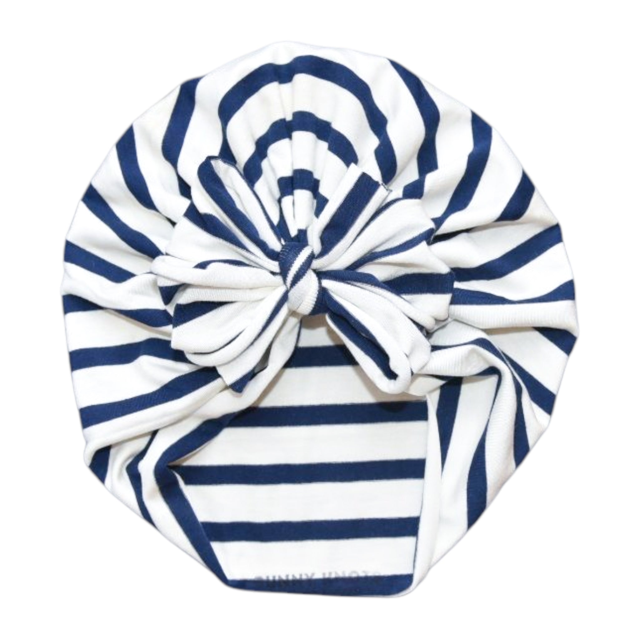 Harriette | Navy Stripe | Classic Headwrap