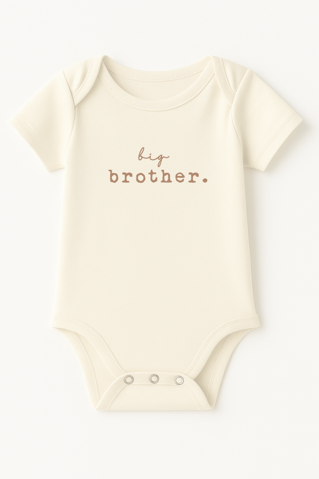 Big Brother Clay Organic Cotton Short Sleeve Baby Bodysuit