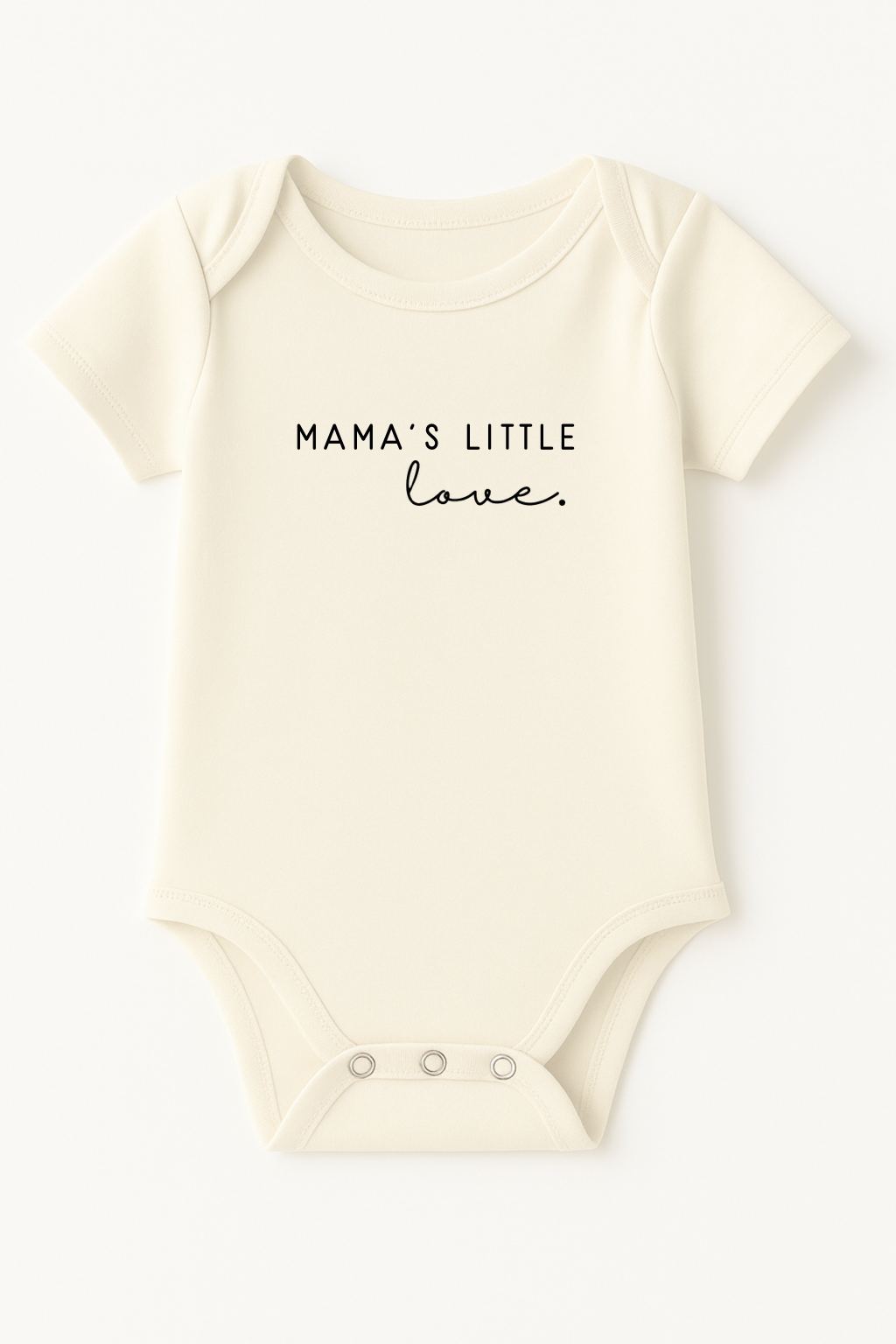 Mama's Little Love Organic Cotton Baby Bodysuit Short Sleeve