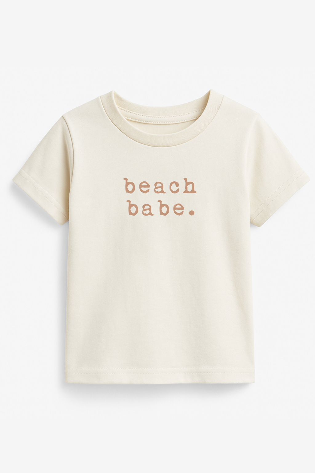 Beach Babe Clay Organic Cotton Short Sleeve Toddler T-Shirt