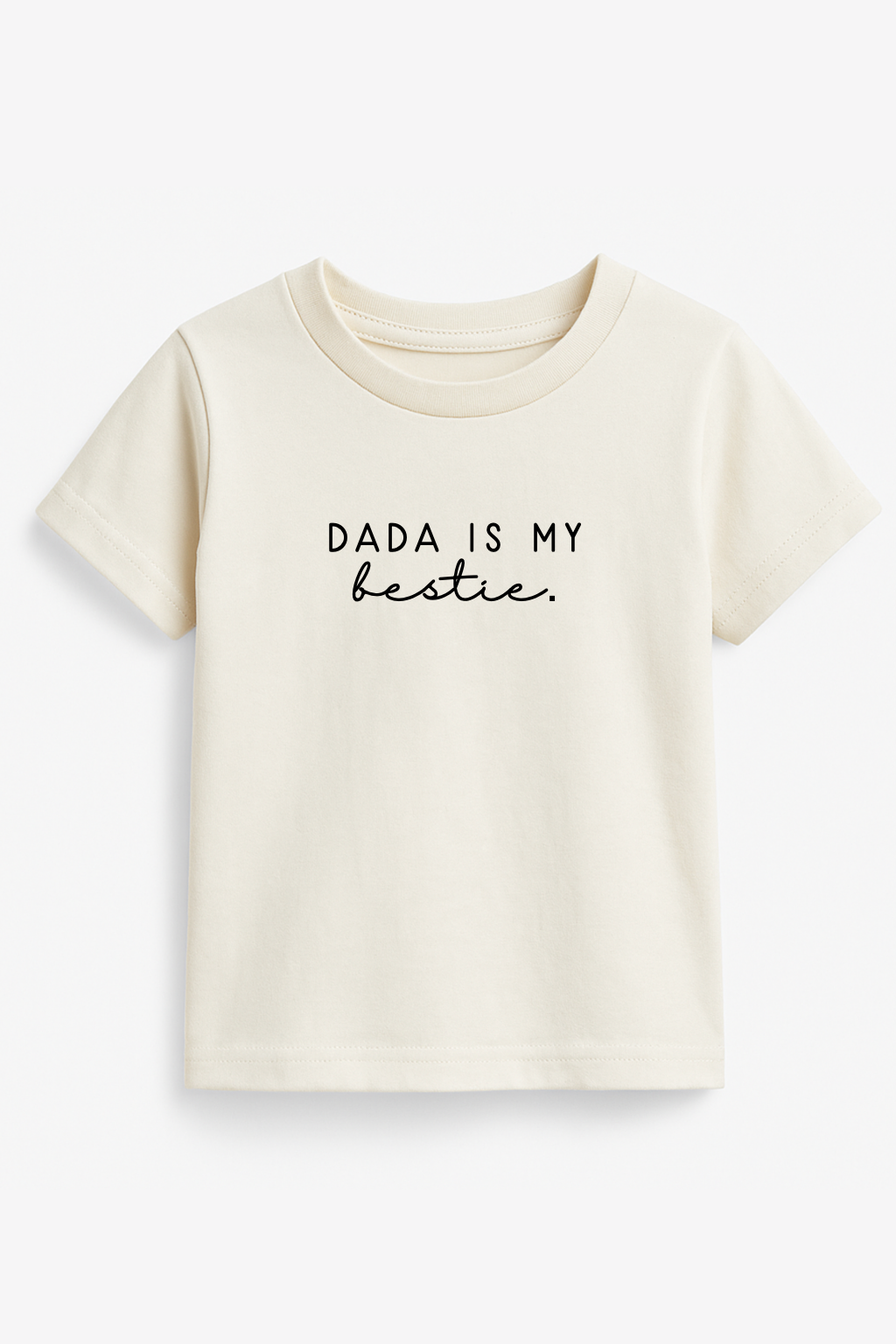 Dada is My Bestie Organic Cotton Kids T-shirt Short Sleeve