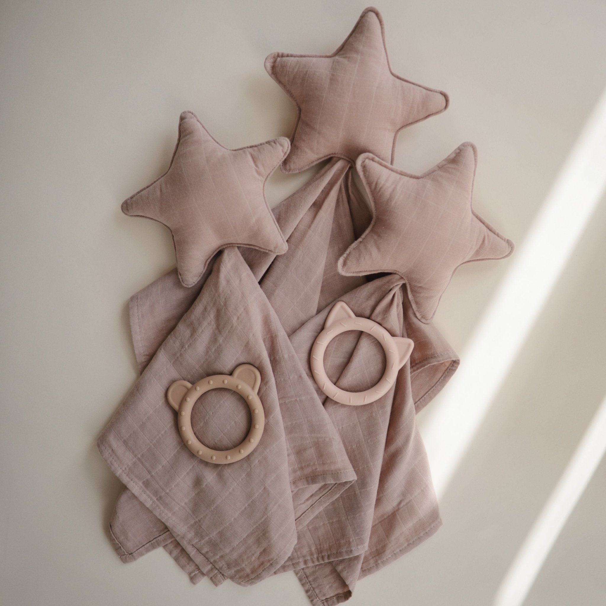 Star Lovey Blanket - Tenth & Pine - Blanket - Fog