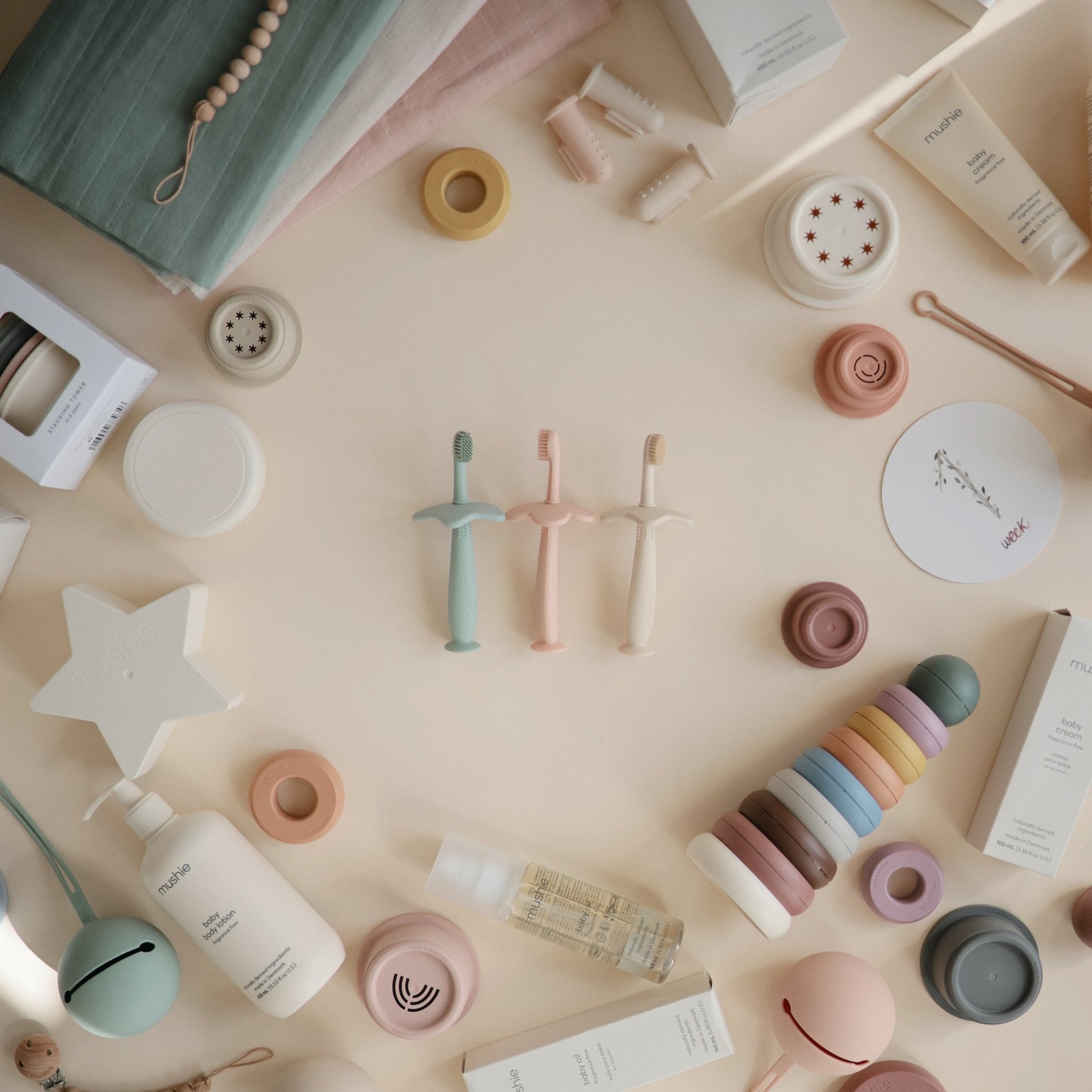 Star Training Toothbrush - Tenth & Pine - Training Toothbrush - Shifting Sand