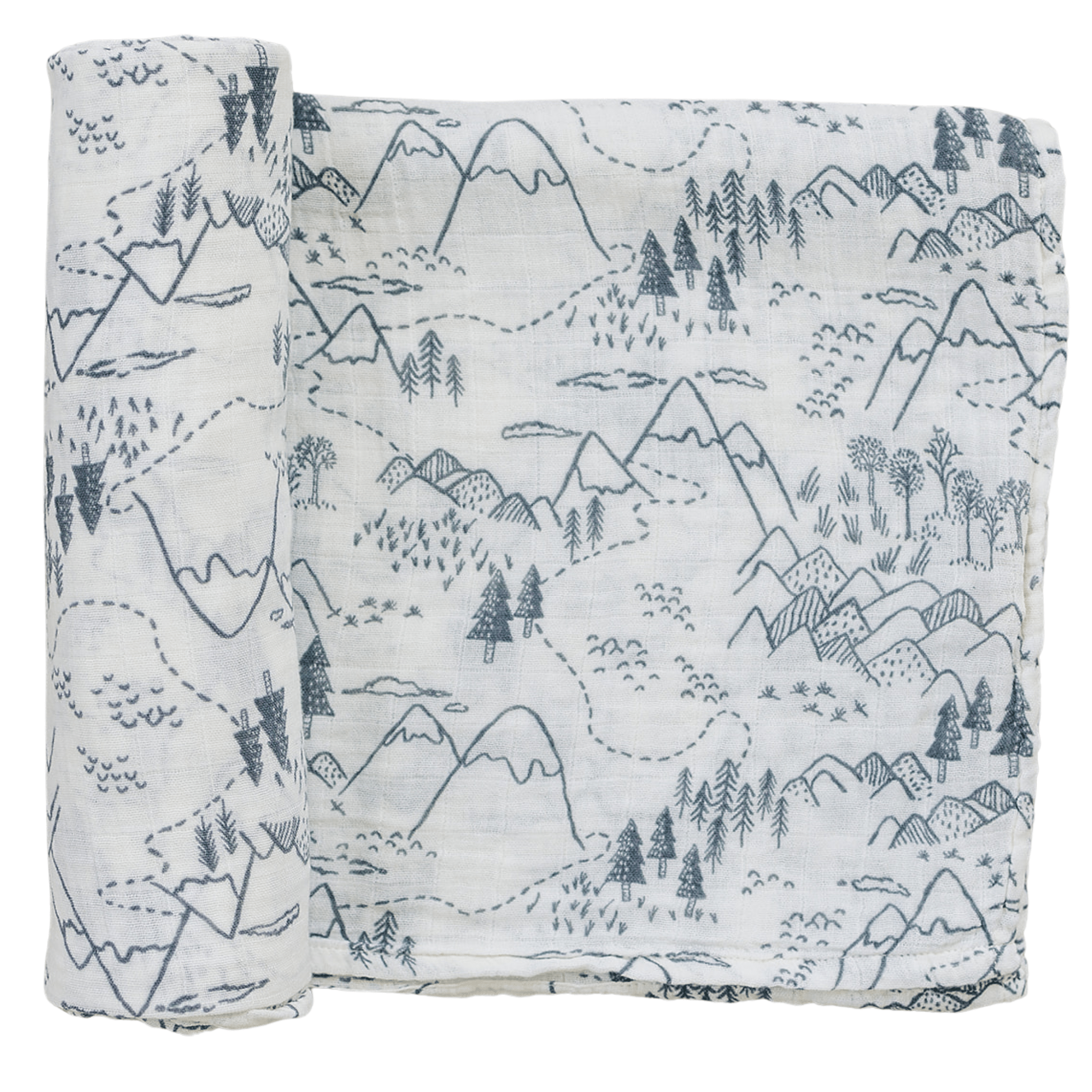 Summit Muslin Swaddle Blanket - Tenth & Pine -