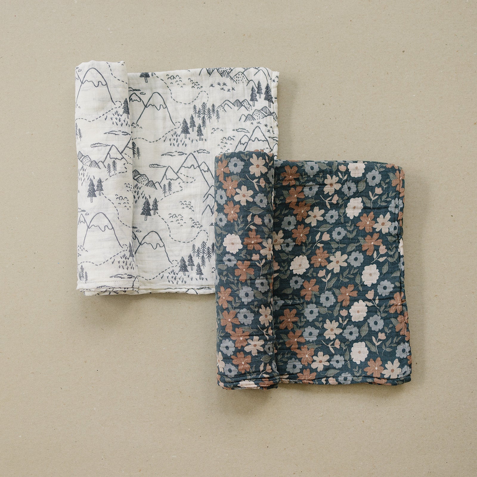 Summit Muslin Swaddle Blanket - Tenth & Pine -