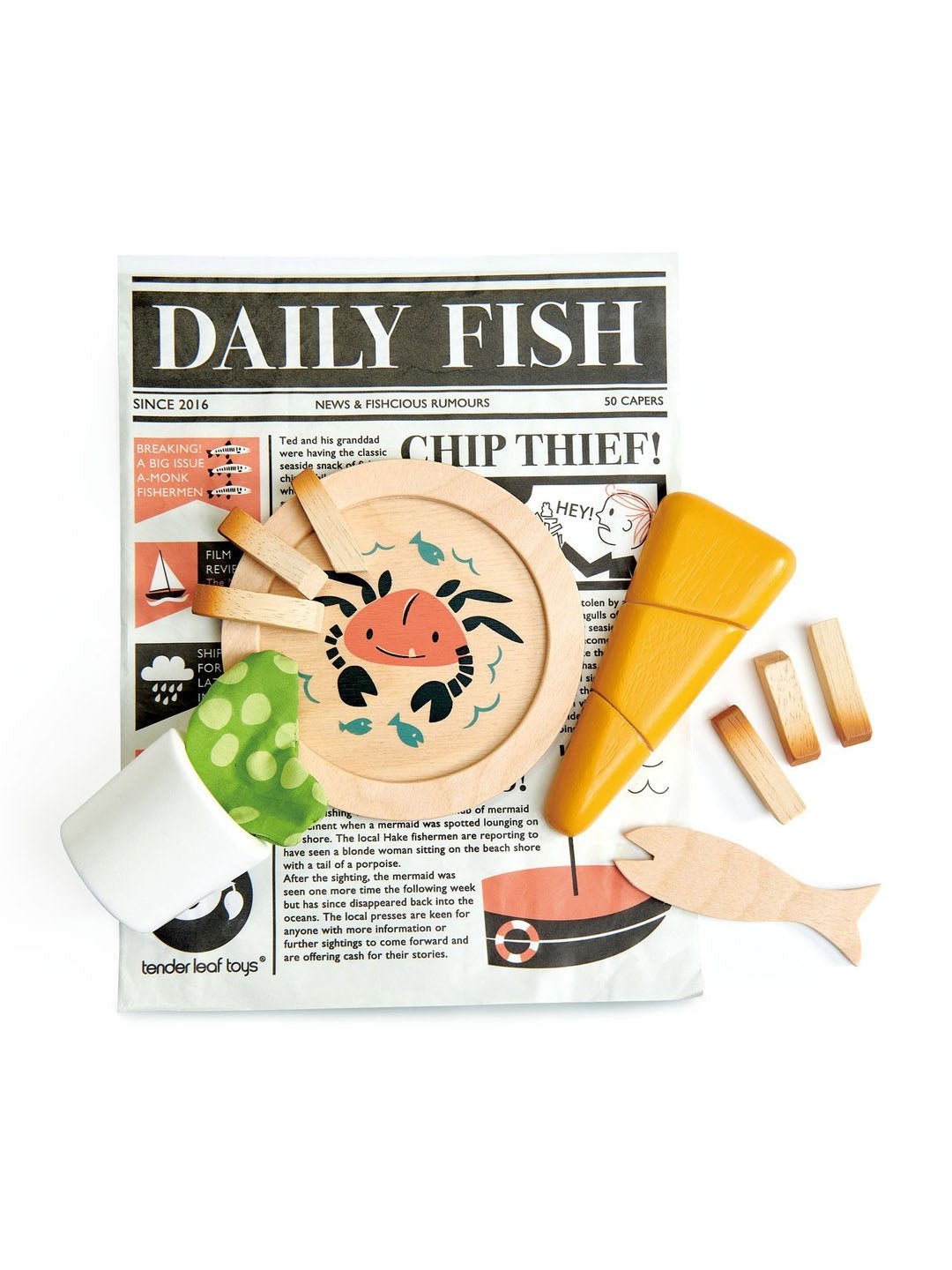 Tender Leaf Toys Fish and Chips Supper - Tenth & Pine - Toys -