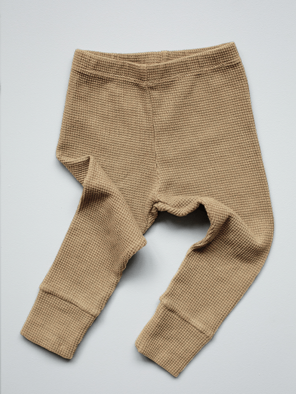 The Waffle Legging - Tenth & Pine - Leggings - 0 - 3 months - camel