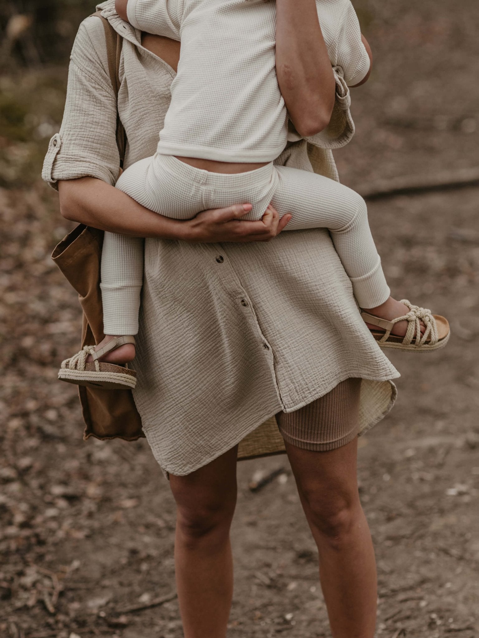The Waffle Legging - Tenth & Pine - Leggings - 0 - 3 months - camel