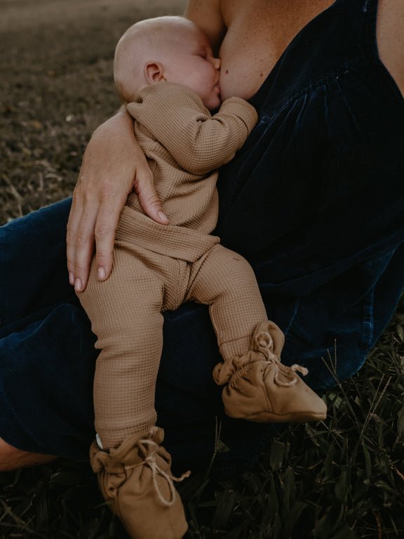 The Waffle Legging - Tenth & Pine - Leggings - 0 - 3 months - camel