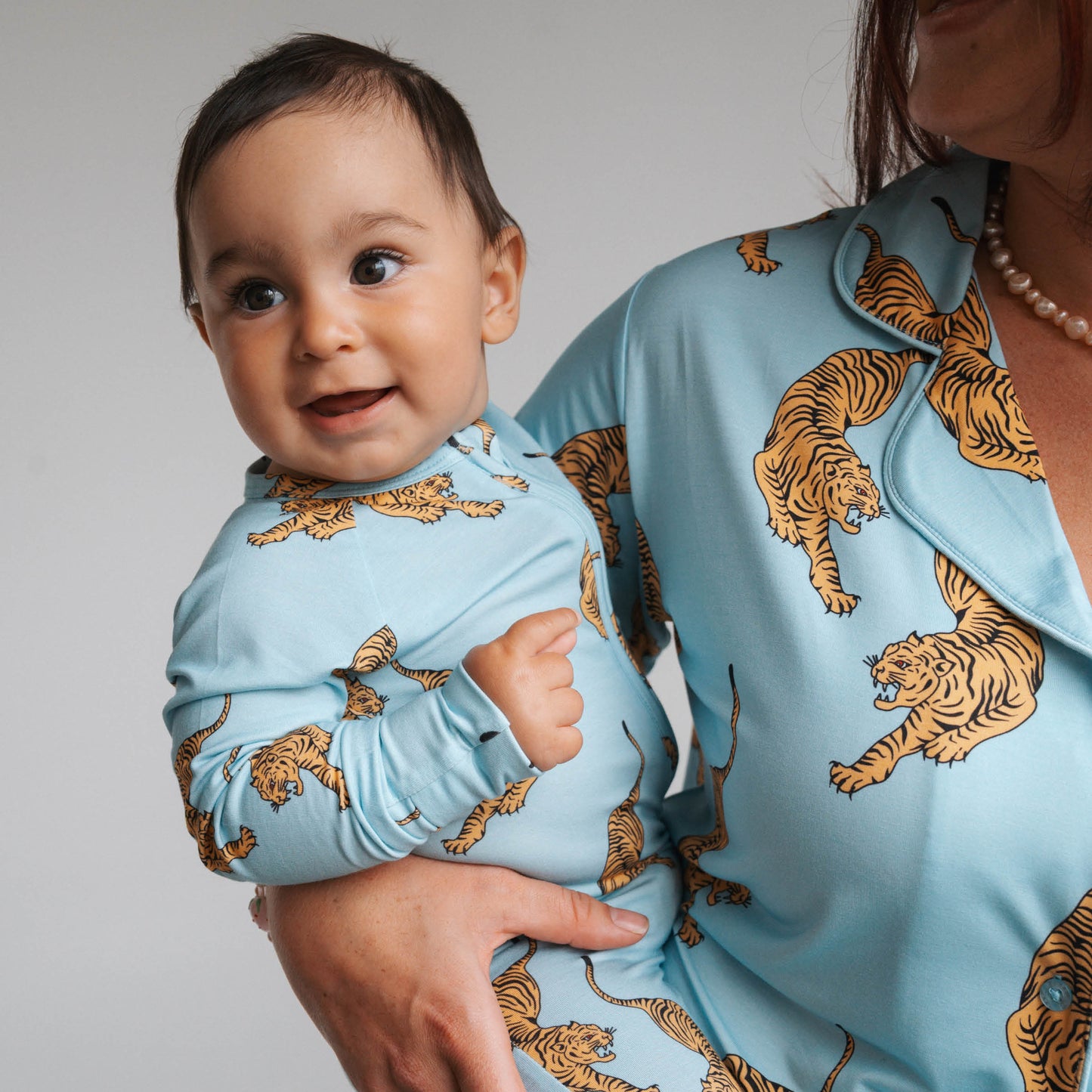Tigers | Bamboo Zip Romper