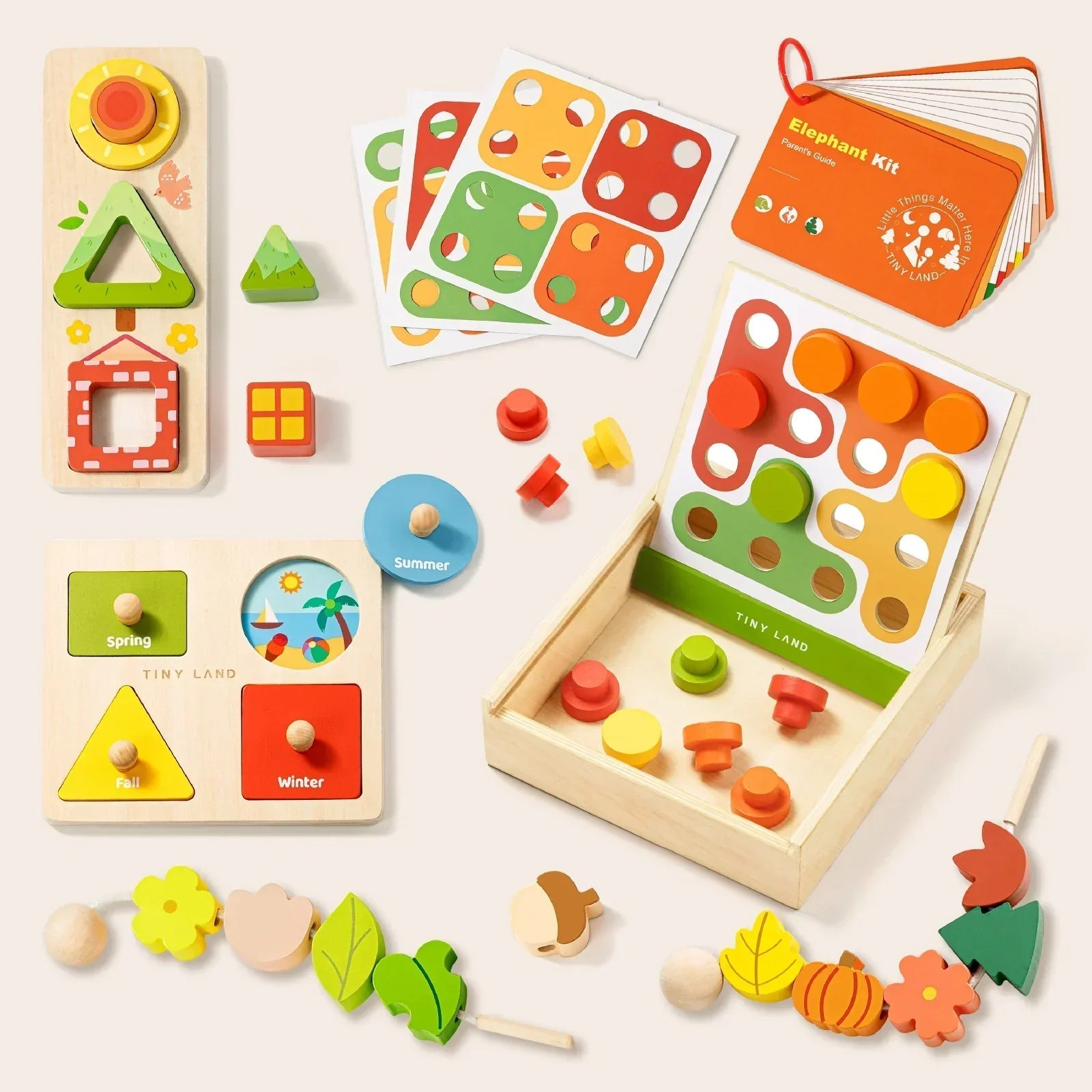 Tiny Land® Montessori Toys for Toddlers (18 - 24month) - Tenth & Pine - wooden toys -