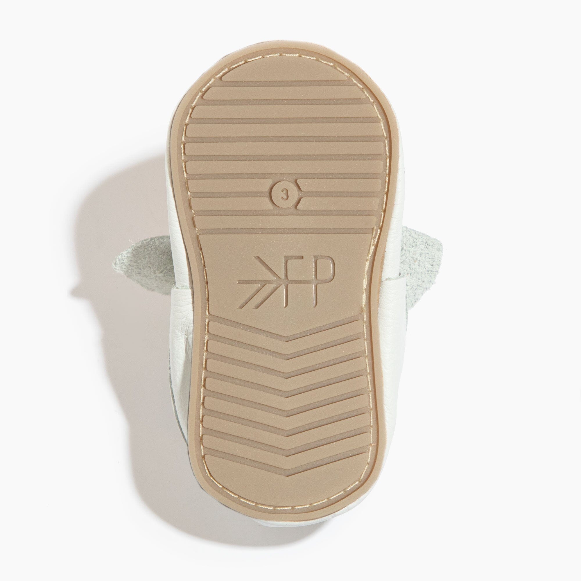 Toasted Bright White Knotted Bow Baby Shoe - Tenth & Pine - Knotted Bow Mocc - Soft Sole - 1