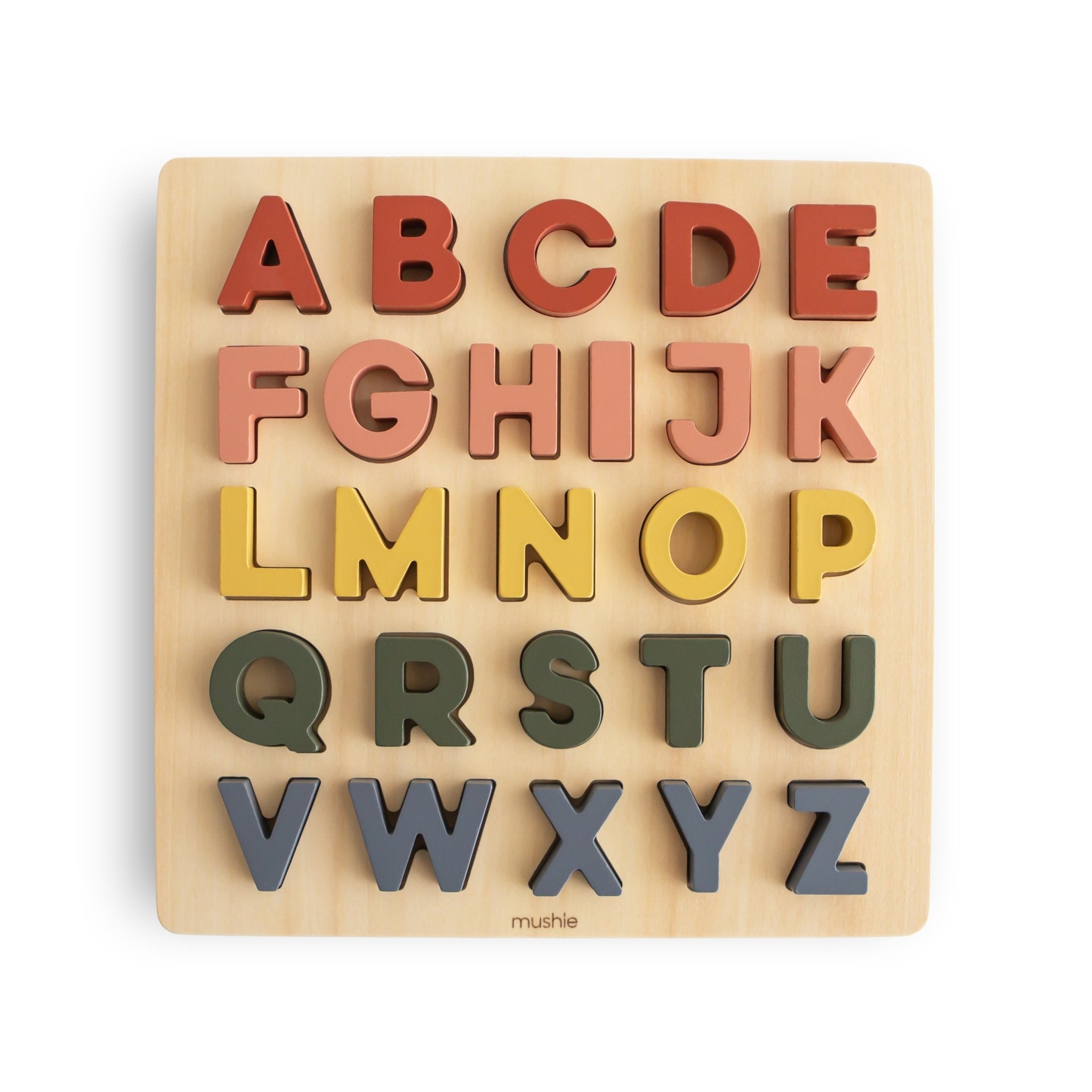 Wooden Alphabet Puzzle - Tenth & Pine - Wooden Puzzle -