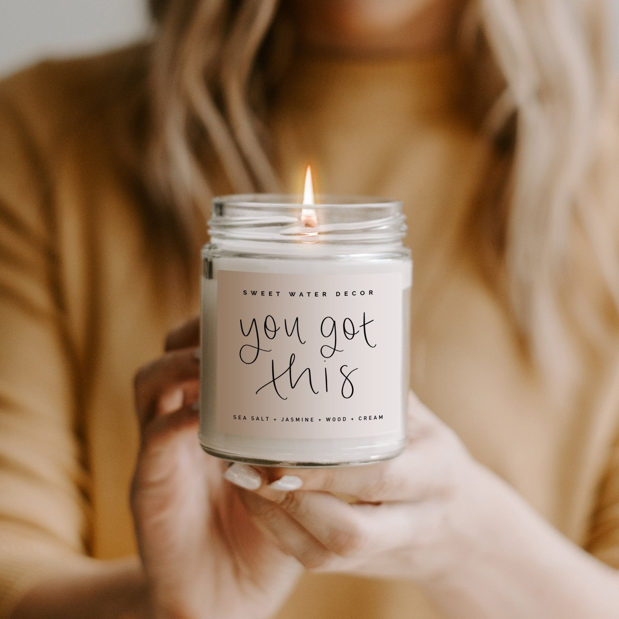 You Got This Soy Candle - Clear Jar - 9 oz - Tenth & Pine - Candles -