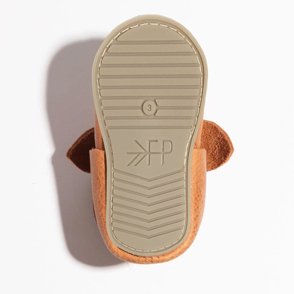 Zion Knotted Bow Baby Shoe - Tenth & Pine - Knotted Bow Mocc - Soft Sole - Newborn