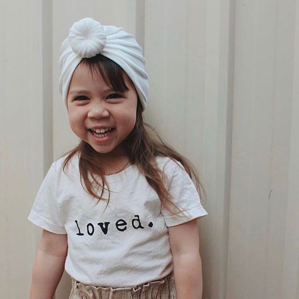 Loved - Organic Cotton Tee - Tenth & Pine - Short Sleeve Tee - 2/3T