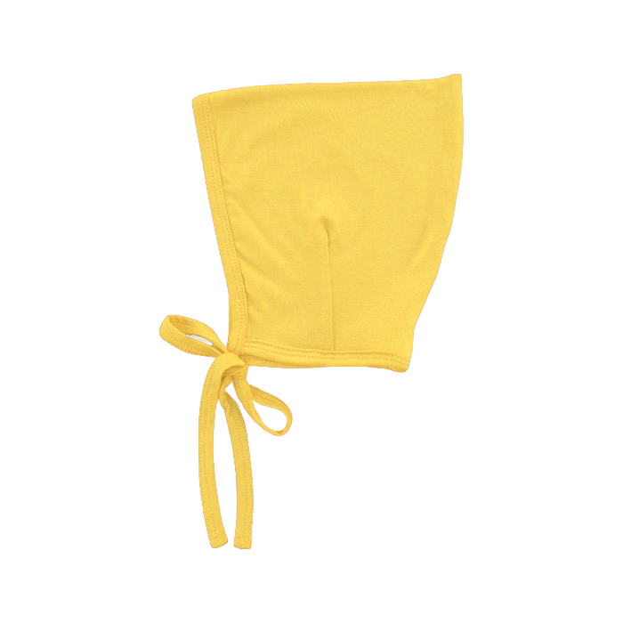 Bamboo Pixie Bonnet - Lemon - Tenth and Pine - Organic Baby Clothes