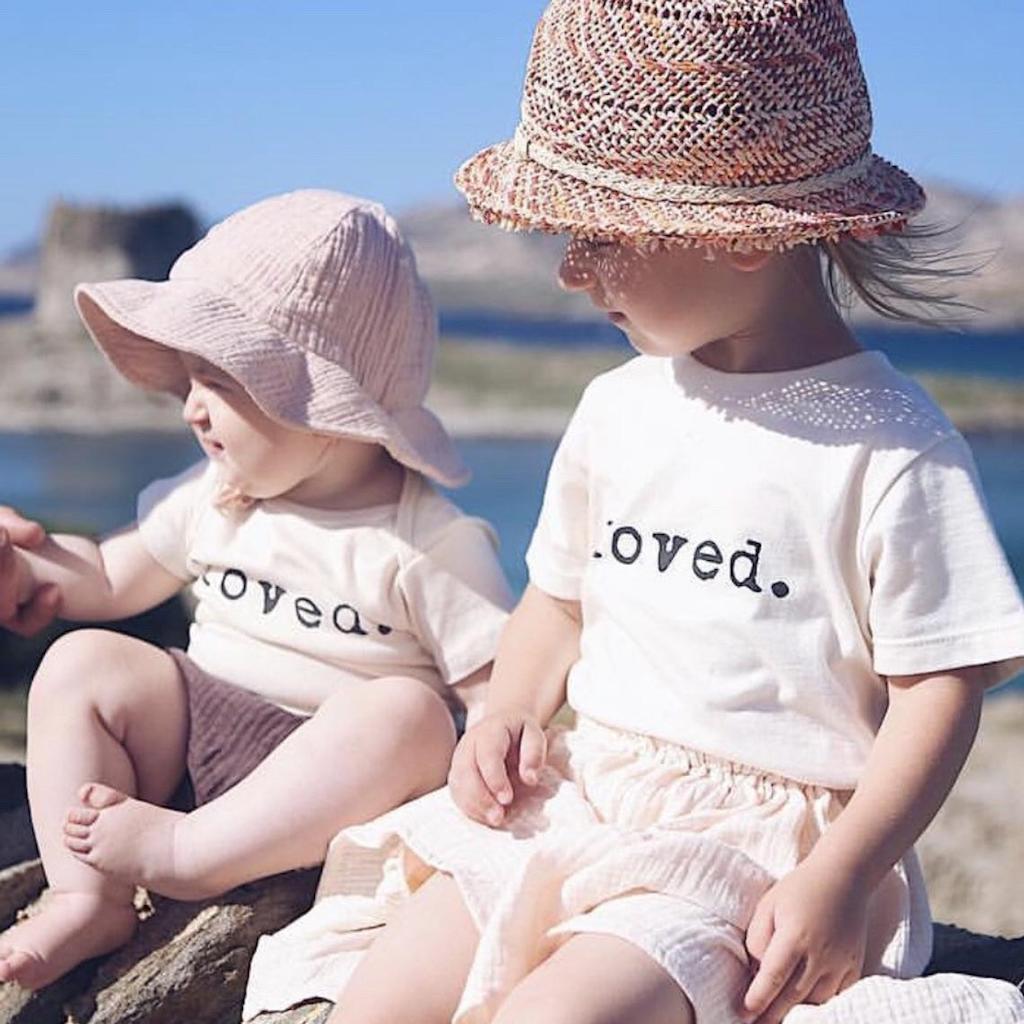 Loved - Organic Cotton Tee - Tenth & Pine - Short Sleeve Tee - 2/3T