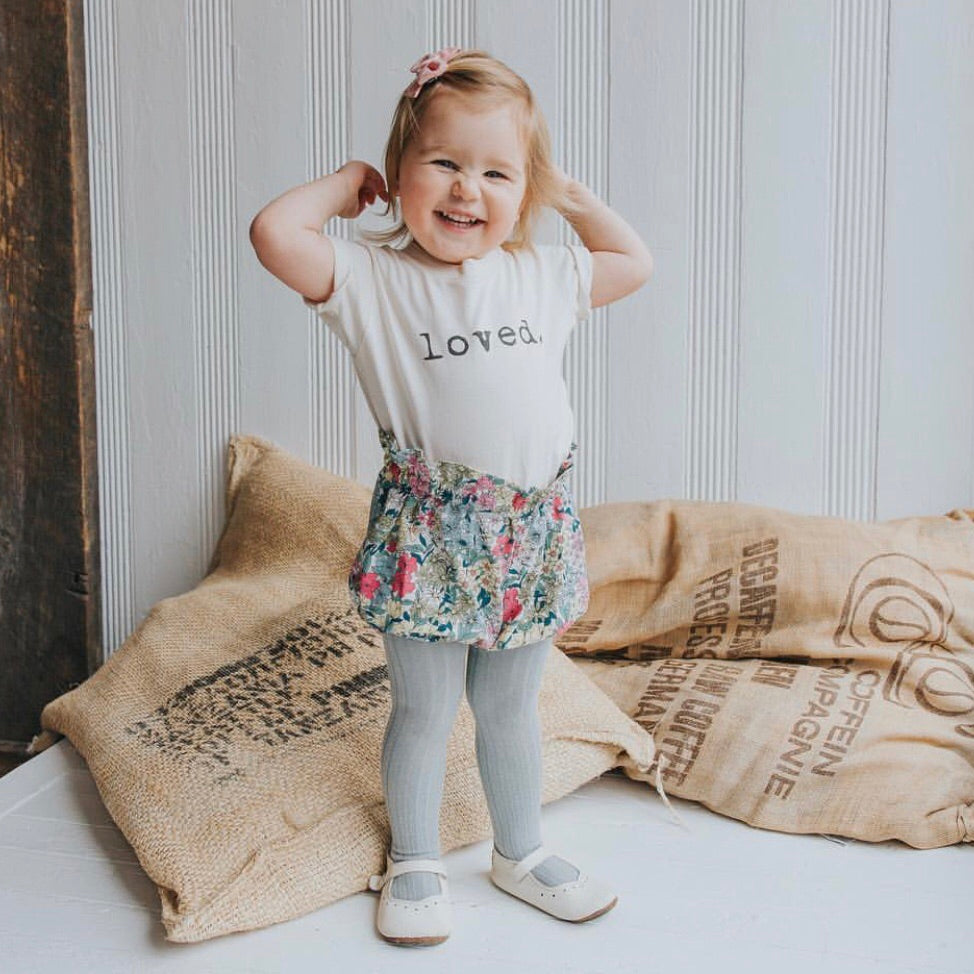 Loved - Organic Tee - Black - Tenth and Pine - Organic Baby Clothes