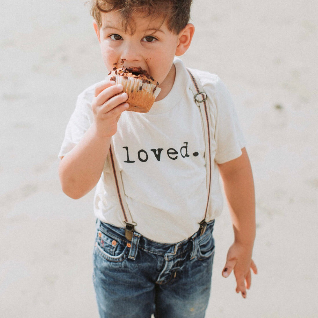 Loved - Organic Cotton Tee - Tenth & Pine - Short Sleeve Tee - 2/3T