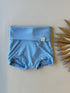 0/3m 2/3t Fold - Over Bloomers | Baby & Toddler | Luxury Bamboo | Ocean - Tenth & Pine - Bloomers