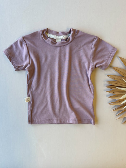 0/3m Crew Neck Essential Tee | Baby & Toddler | Luxury Bamboo | Periwinkle - Tenth & Pine - Bamboo Tee - 0 - 3M