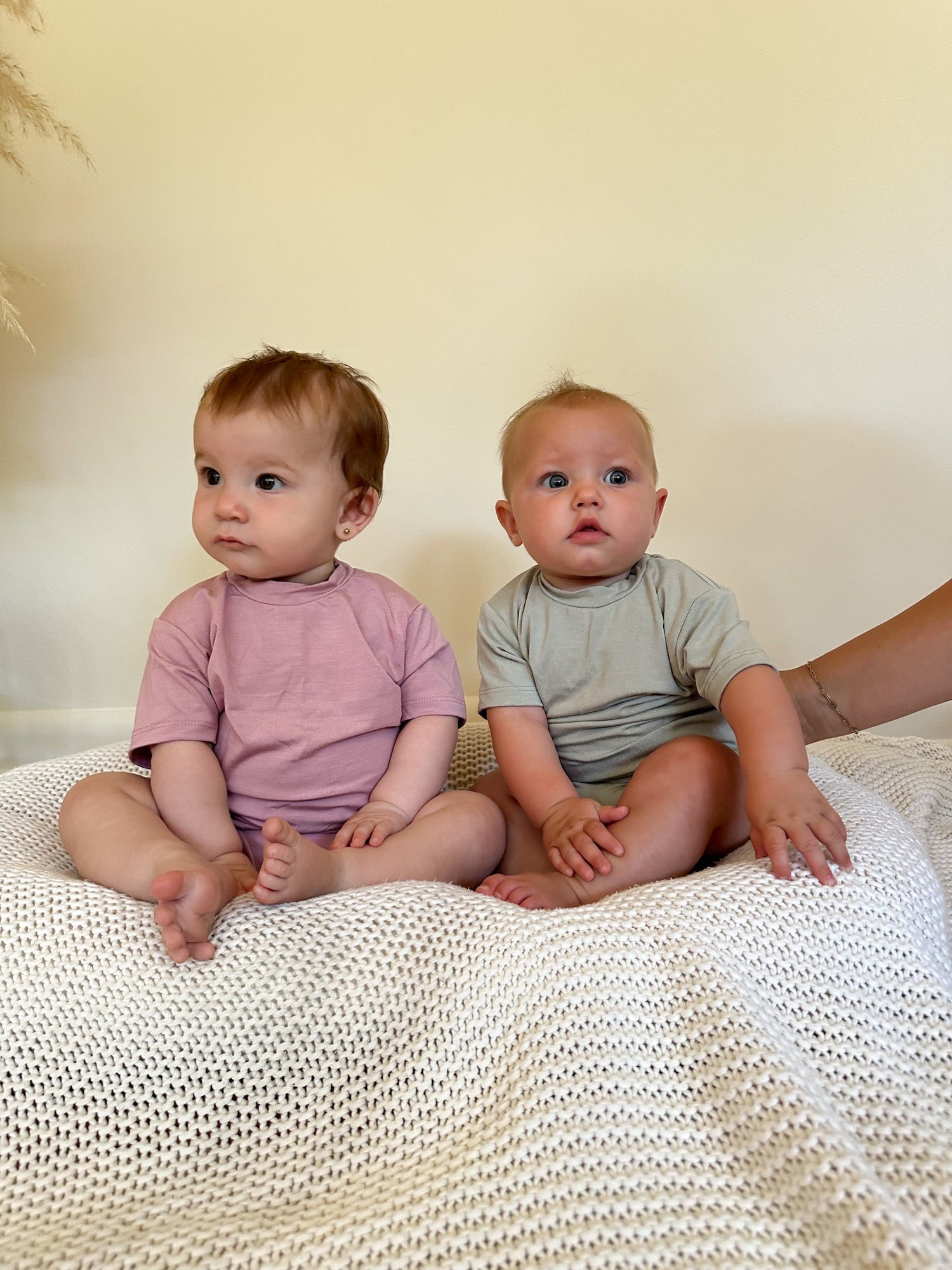 0/3m Crew Neck Essential Tee | Baby &amp; Toddler | Luxury Bamboo | Sage - Tenth &amp; Pine - Bamboo Tee