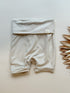 0/3m Fold - Over Shorties | Baby & Toddler | Luxury Bamboo | Sand - Tenth & Pine - Shorts