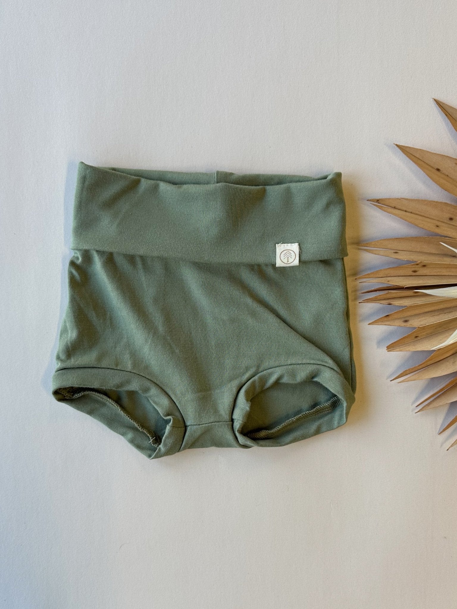 12/24m 2/3t Fold - Over Bloomers | Baby &amp; Toddler | Luxury Bamboo | Eucalyptus - Tenth &amp; Pine - Bloomers