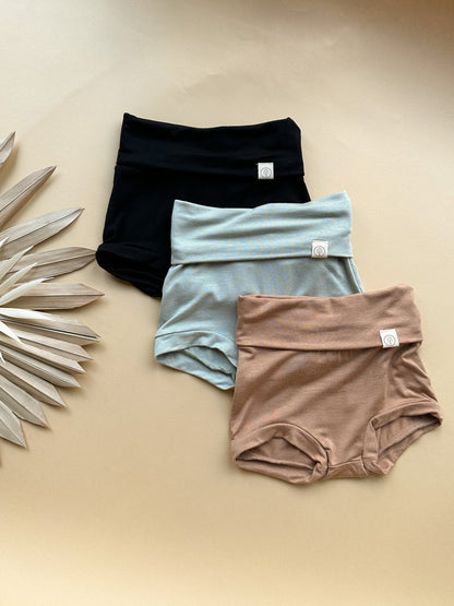 2/3T, 4/5T | Fold Over Bloomers | Clay | Bamboo - Tenth &amp; Pine - Bloomers