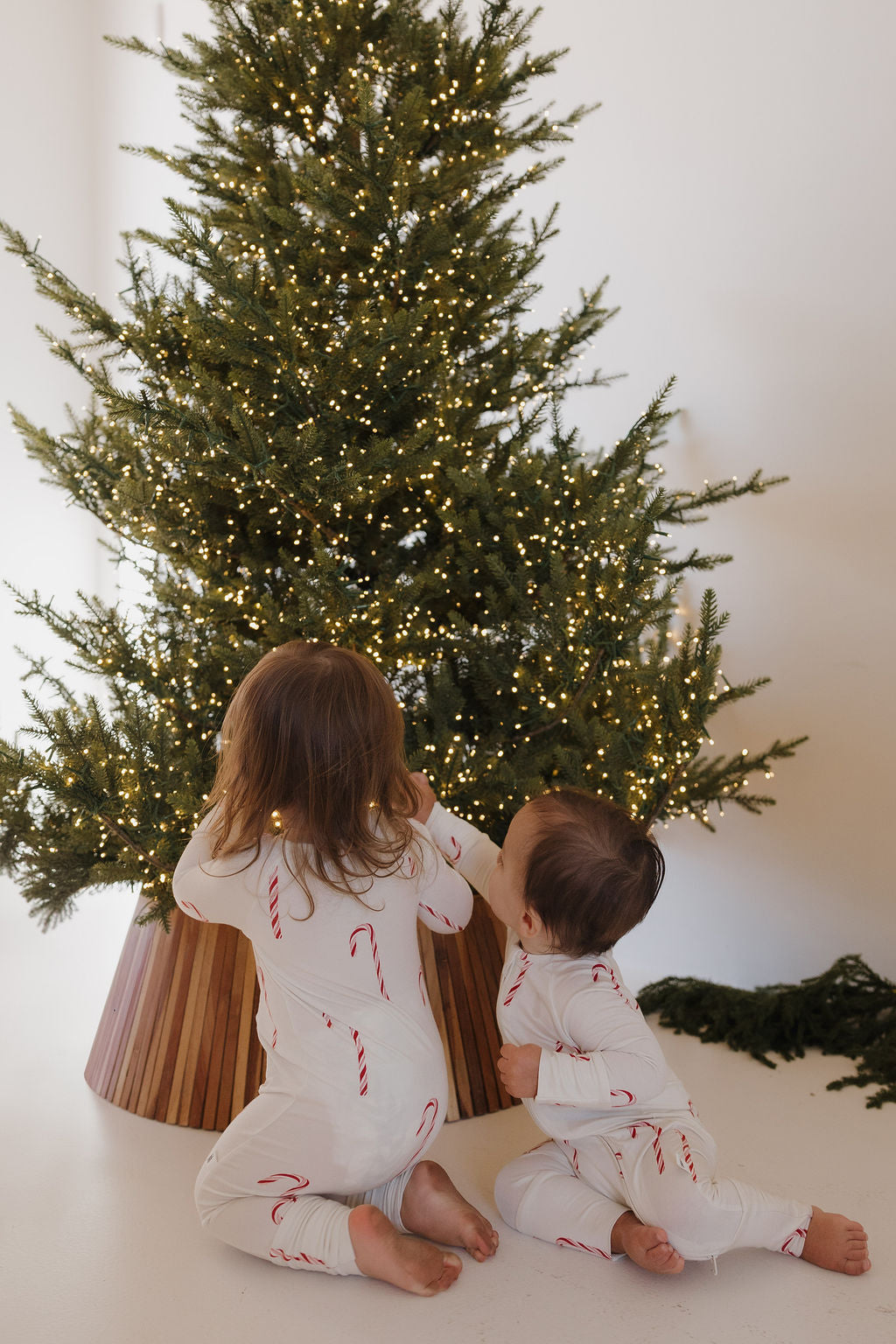 Bamboo Zip Pajamas | Candy Cane