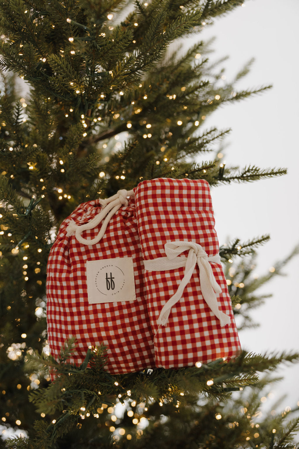 Muslin Swaddle | Red Gingham