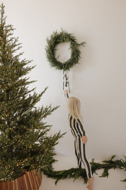 Bamboo Two Piece Pajamas | Fireside Stripe