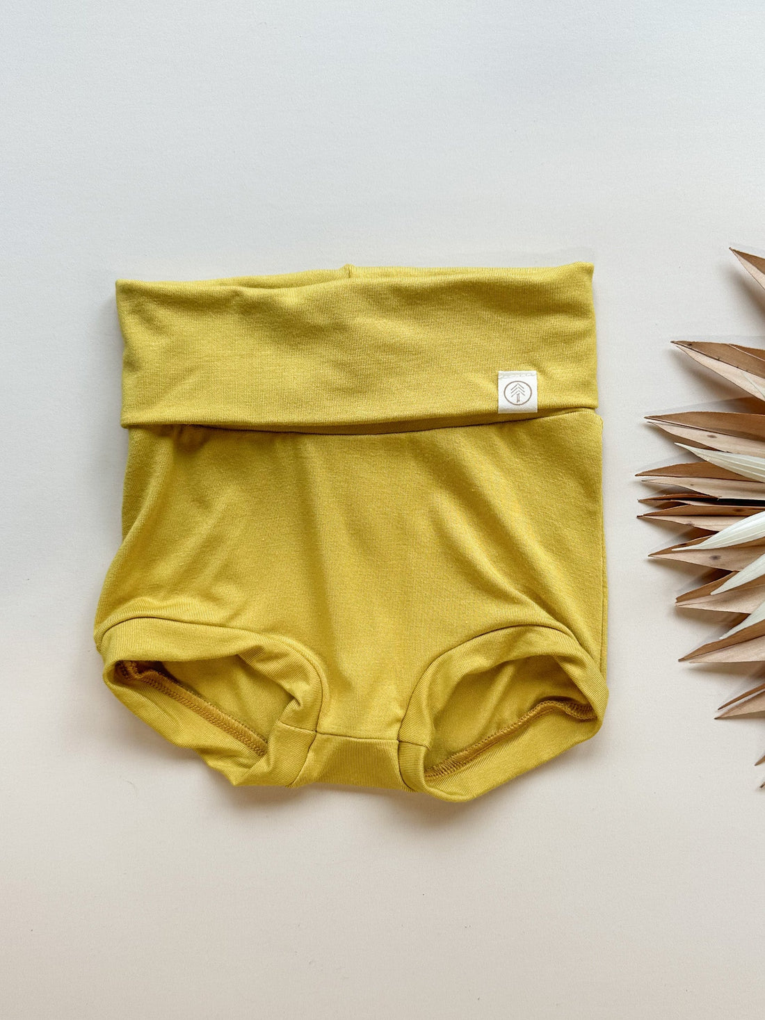 3/6m 6/12m Fold - Over Bloomers | Baby &amp; Toddler | Luxury Bamboo | Marigold - Tenth &amp; Pine - Bloomers