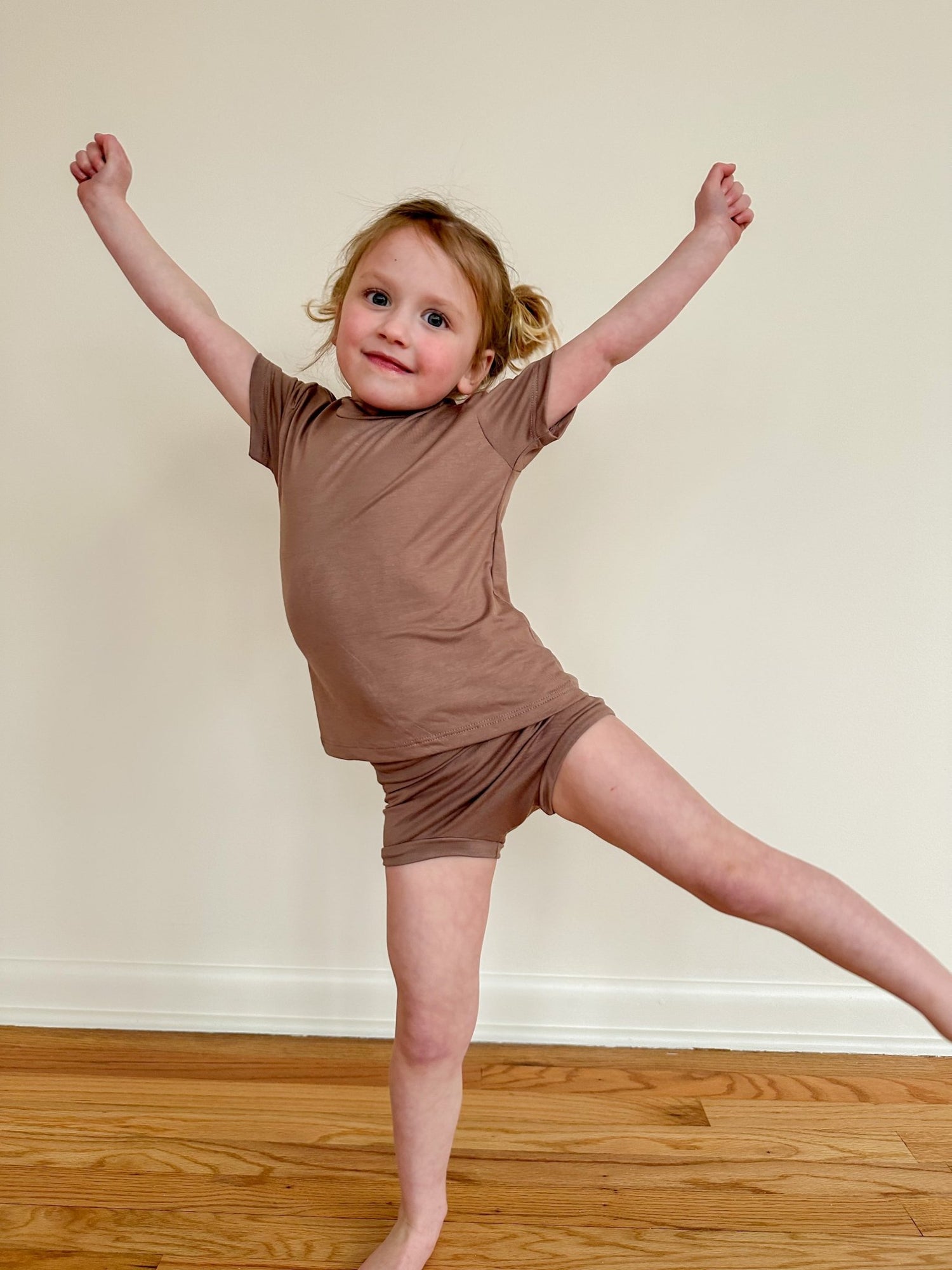 4/5T | Fold Over Bloomers | Mocha | Bamboo - Tenth &amp; Pine - Bloomers