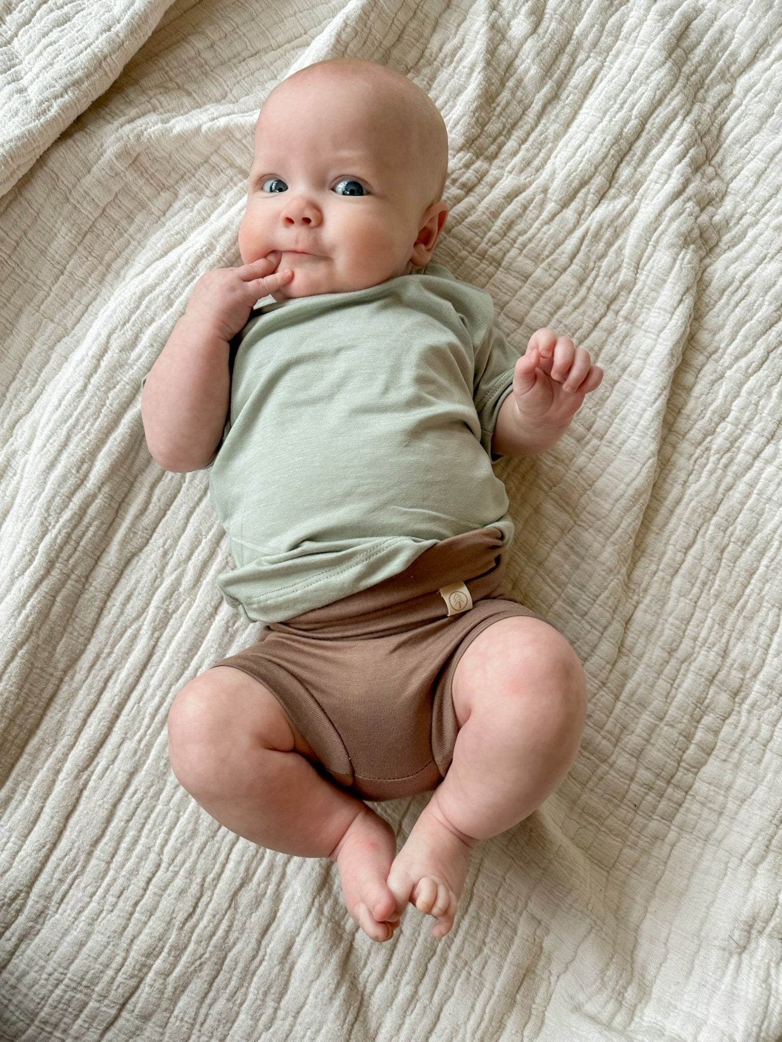 4/5T | Fold Over Bloomers | Mocha | Bamboo - Tenth &amp; Pine - Bloomers