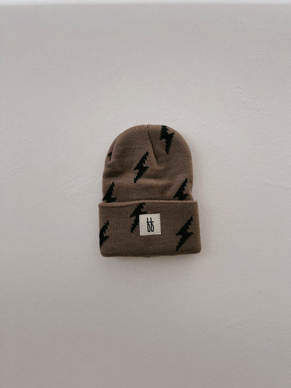 ff Knit Beanie | Lightning Bolt