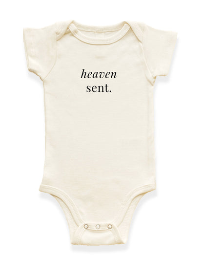 Heaven Sent Organic Cotton Baby Bodysuit