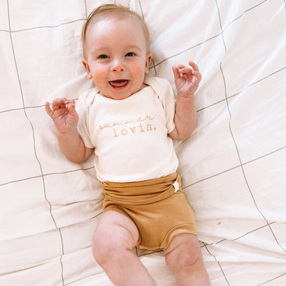 4T, 5T | Fold Over Bloomers | Goldenrod | Bamboo - Tenth &amp; Pine - Bloomers