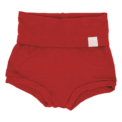 4T + 5T | Fold Over Bloomers | Red | Bamboo - Tenth &amp; Pine - Bloomers