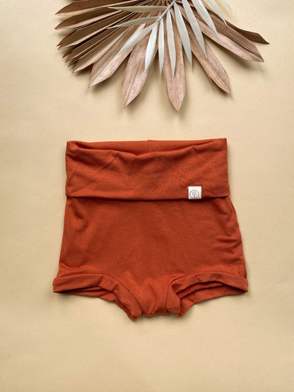 4T, 5T | Fold Over Bloomers | Rust | Bamboo - Tenth &amp; Pine - Bloomers