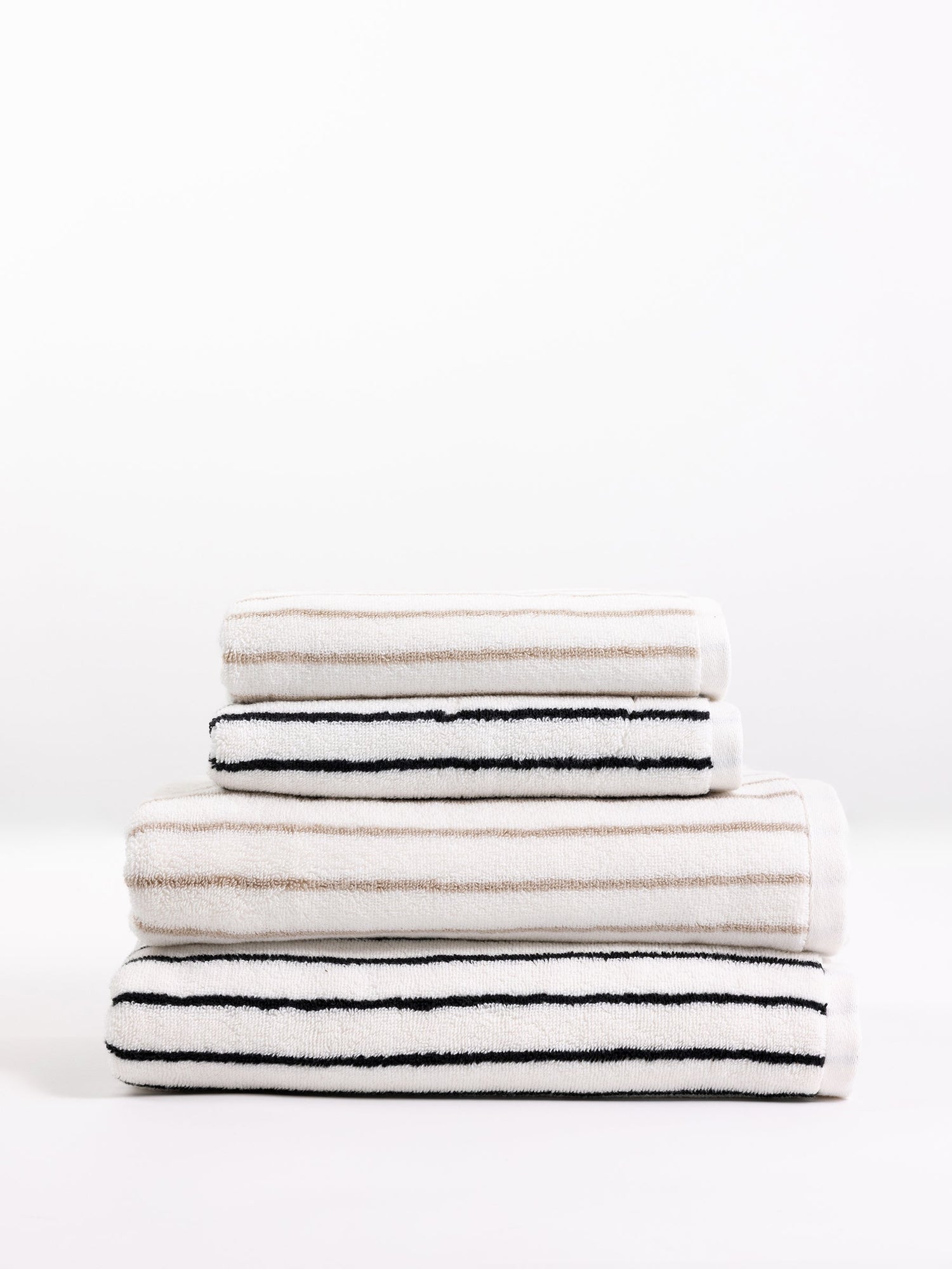 Striped Luxe Bath Towels