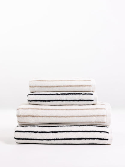 Striped Luxe Bath Towels